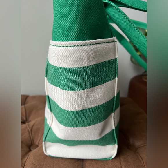 Kate Spade Jett Canvas LARGE Tote in Green Bean Multi #KB695 NWOT - Picture 7 of 14